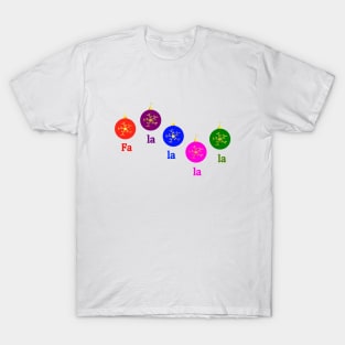 FA LA LA LA LA Christmas Ornaments T-Shirt